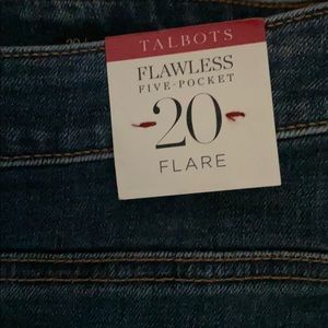 Talbots flawless flare jeans